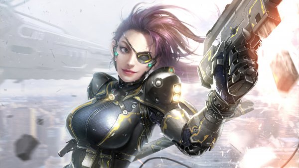 Sci-fi-girl-soldier-eye-patch 4K-6.774