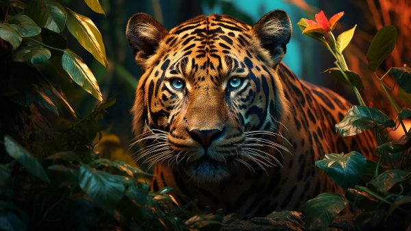 Tiger-forest-animal-4k-wallpaper
