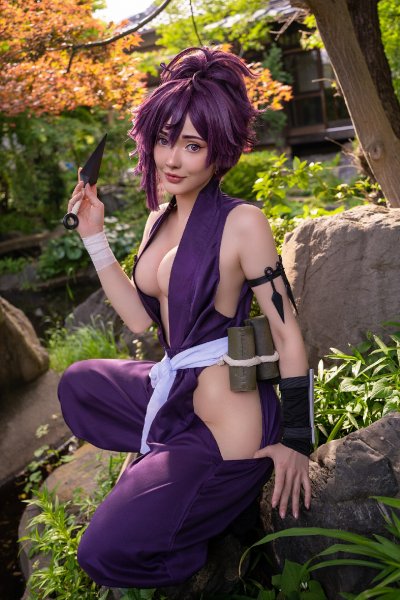 Yuzuriha-(jigokuraku)-Jigokuraku-Misaki-Sai-ero-cosplay-80