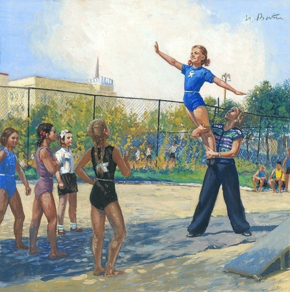 Картина Юные гимнастки