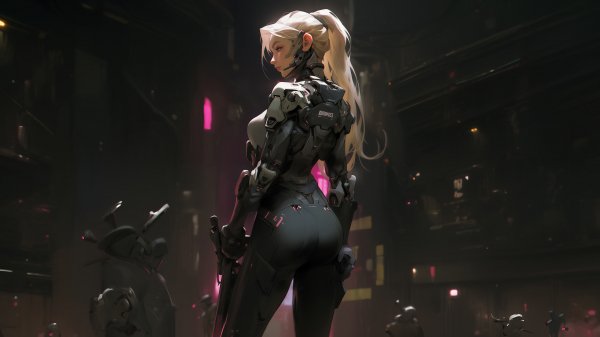 Cyberpunk-blonde-girl-sci-fi-4k 705@0@j