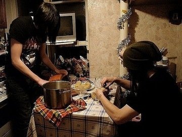 Эмо от мечают новый год