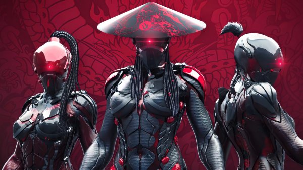 Cyberpunk-warrior-sci-fi-digital-art-4k-wallpaper