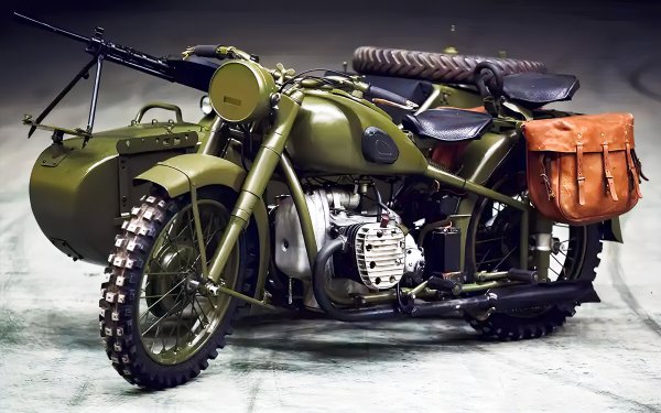 Днепр-16М (Военный Мотоцикл)