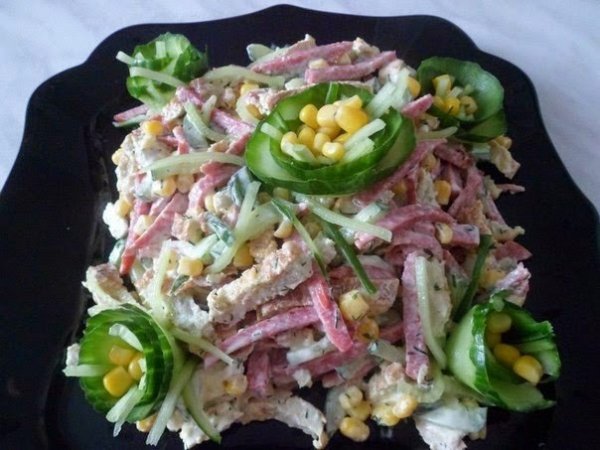 Вкусный, простой салатик
