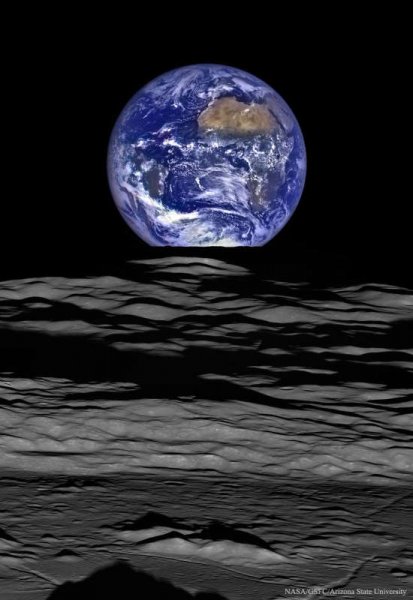 Earthrise,LRO