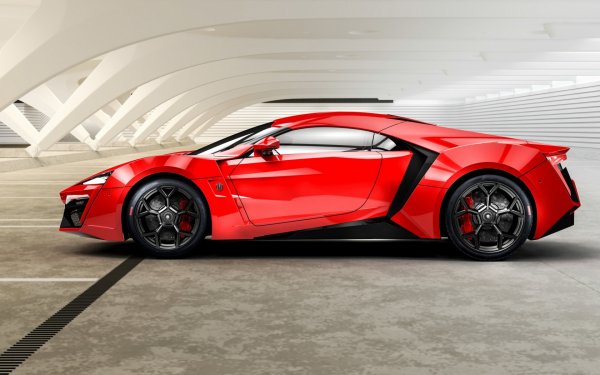 lykan hypersport w motors krasnyj vid sboku 102232