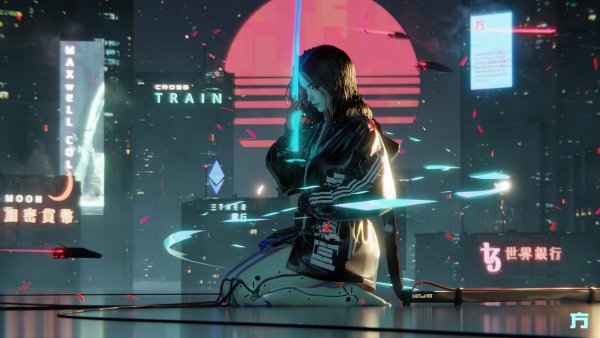 Cyberpunk-girl-sword-city-sci-fi-1-4k-wallpaper-3840x2160