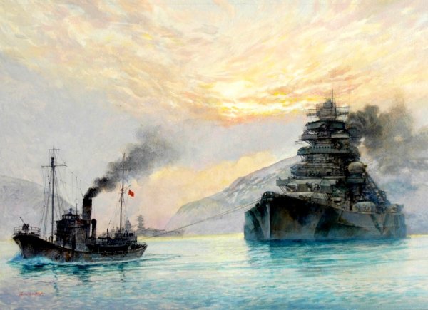 Немецкий линкор "Tirpitz"