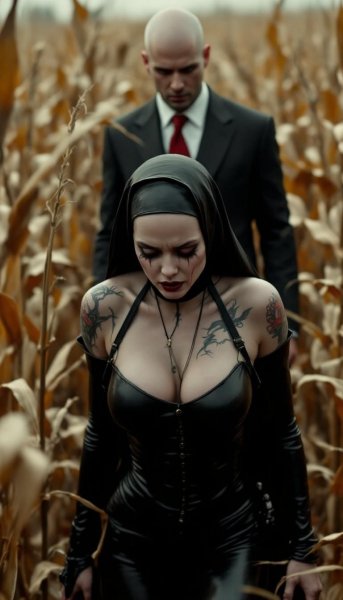 По игре "Hitman Absolution" и злобным монашкам убийцам