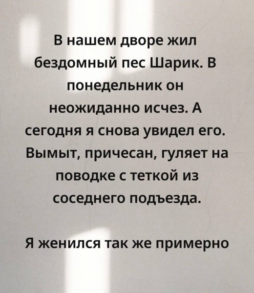 История совпала )
