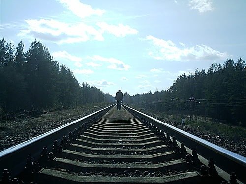 В пути