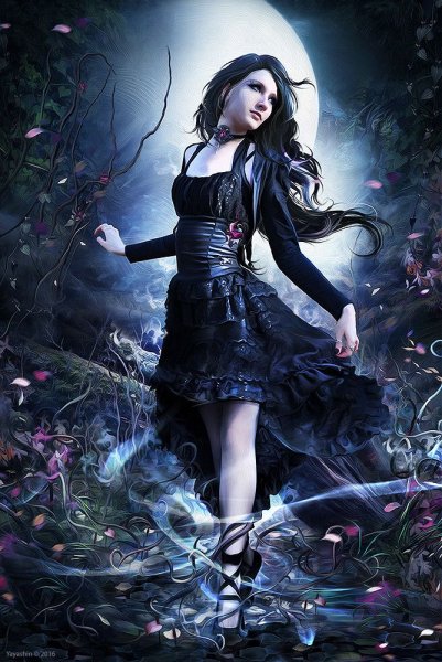 Gothic girl fantasy