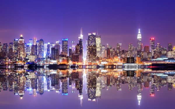 New York City ночной город