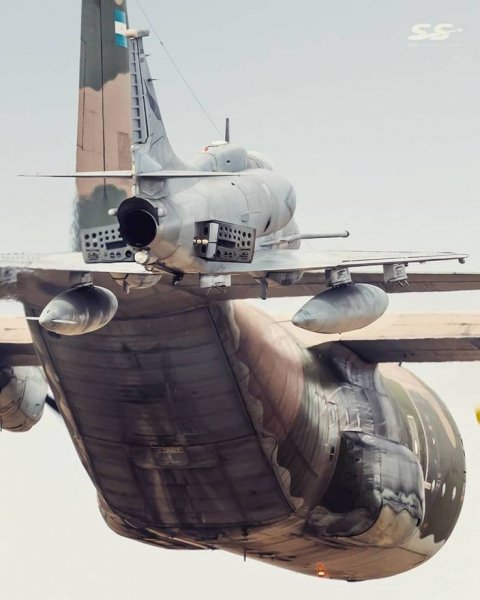 A-4AR Fightinghawk &amp; C-130 Hercules