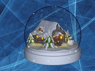 3dchristmassnowball