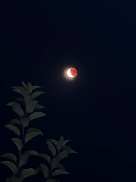 Лунное затмение (полнолуние)