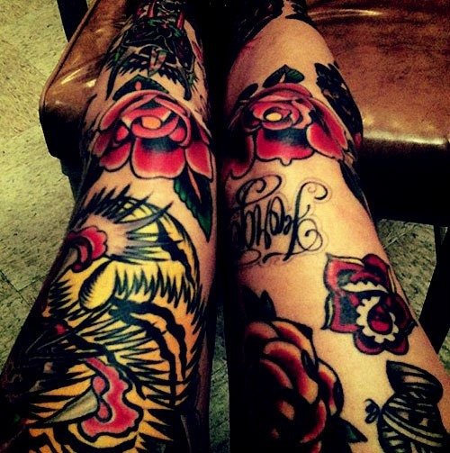 legs tattooshka4