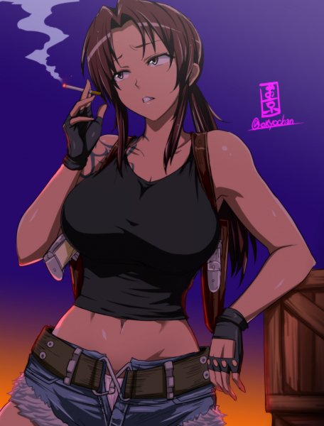 Revy-Black-Lagoon-Anime-фэндомы-7014202