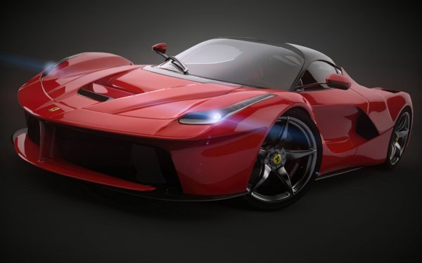 ferrari laferrari 2014 krasnyj vid sboku 99868 168