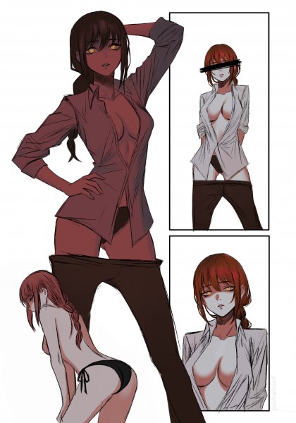 Makima chainsaw man drawn by pcharlesart a74ea19753