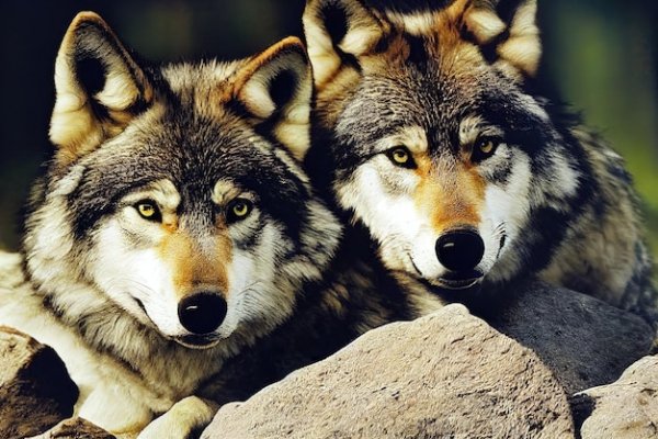 Pair-of-wolves