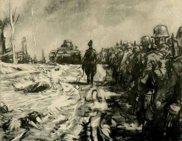 Дементий Шмаринов. Фашистская орда. 1942
