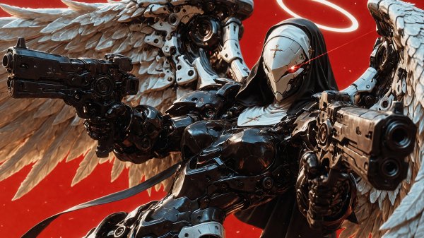 Sci-fi-angel-wings-guns-4k-wallpaper 867@5@l