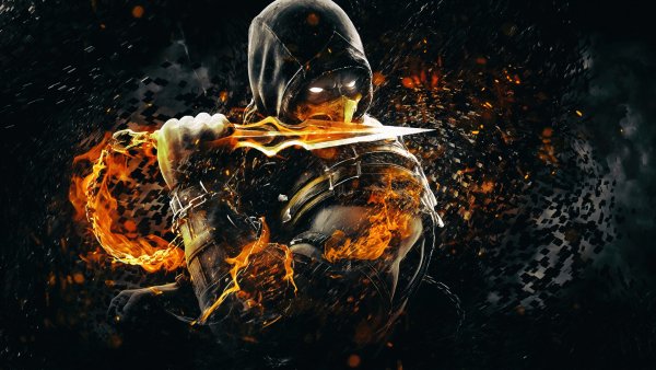 Scorpion-mortal-kombat-x-digital-art-4k-wallpaper-3840x2160-