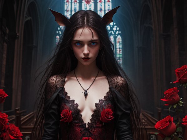 Ведьма проникла в церковь и загадила там всё своей готикой