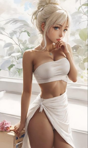 Блондиночка