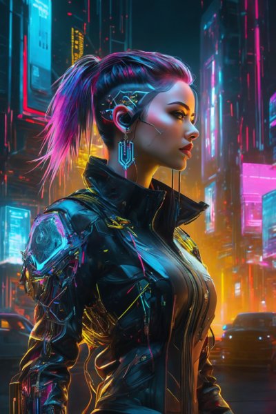 Dramatic cyberpunk