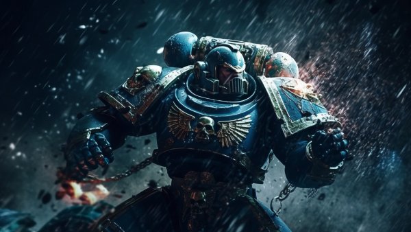 Art-illustration-warhammer-40000-armor-rain-chains-video-gam