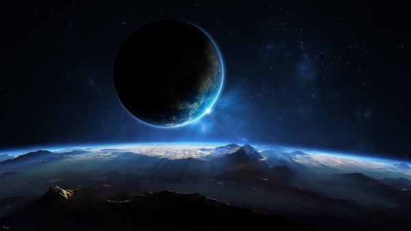 Space Distant planet 3d 075210