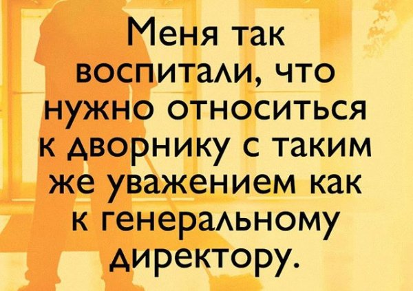 отношение к дворнику
