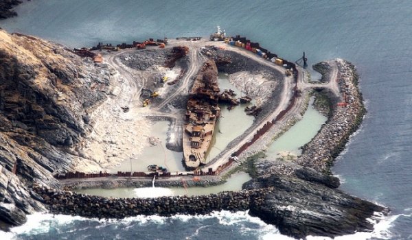 Крейсер "Мурманск" у берегов Норвегии