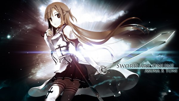 anime sword art online asuna x toni