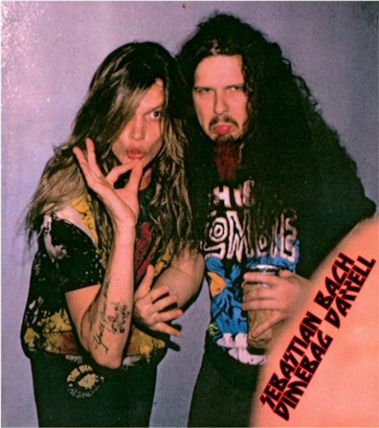 Себастьян Бах (SKID ROW) и Даймбэг Даррелл (PANTERA)