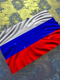 RUSIA FLAG 240X320 460625