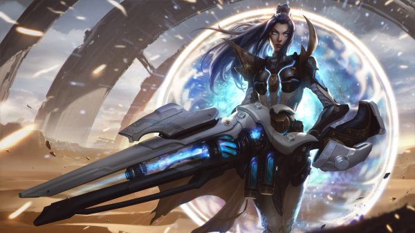 Pulsefire-caitlyn-lol-skin-splash-art-8k-wallpaper