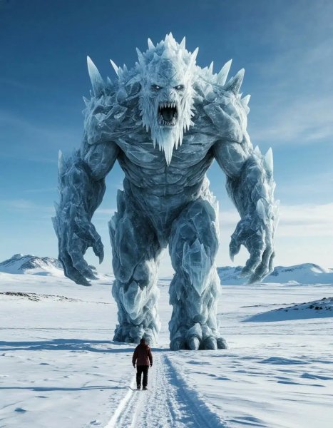 The ice monster