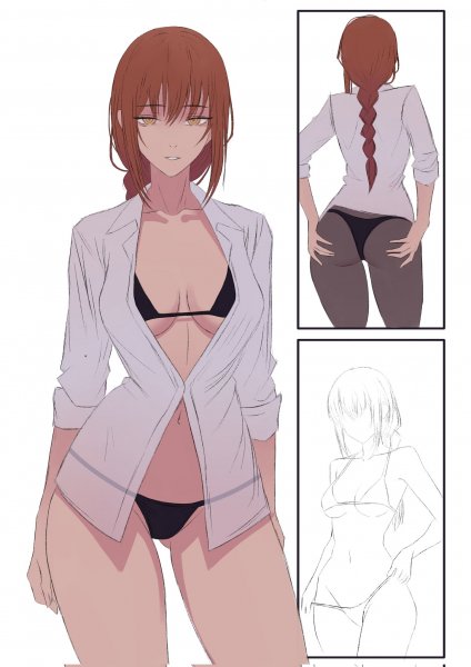 Makima chainsaw man drawn by pcharlesart a6d6e3d1f3