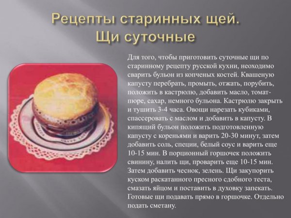 Щи суточные
