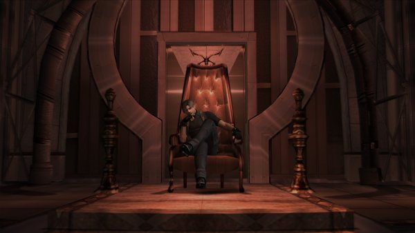 Resident Evil 4 - Леон сидит