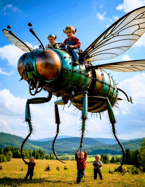 Fly of dwarfs