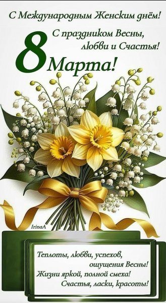 С ПРАЗДНИКОМ 8 МАРТА!
