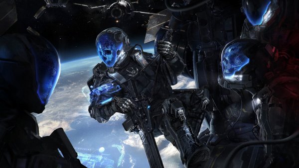 Sci-fi-skull-soldiers-space 4K-116