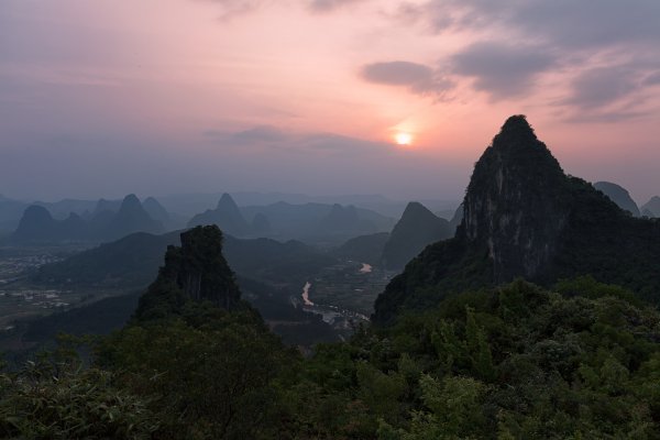 Photography-landscape-china-guanxi zhuang-mountain-spring