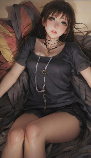 Брюнеточка