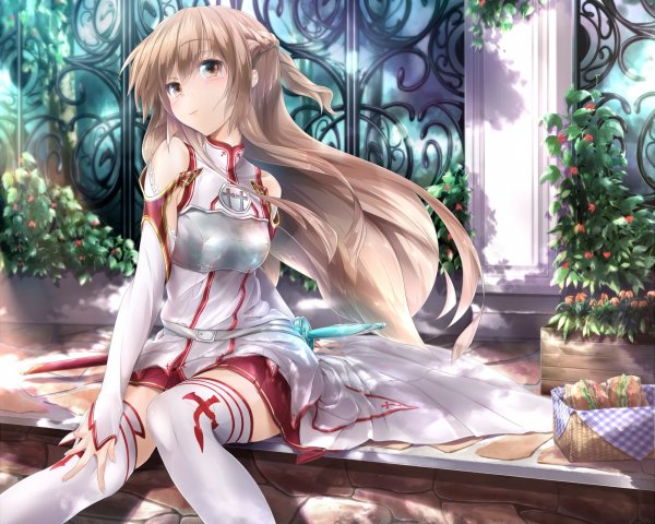 www.GetBg.net Anime Girl in stockings 08
